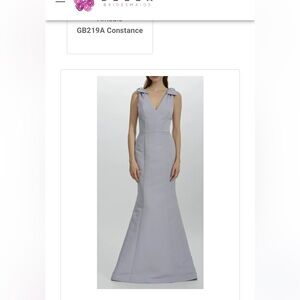 Amsale Light blue Maxi Dress